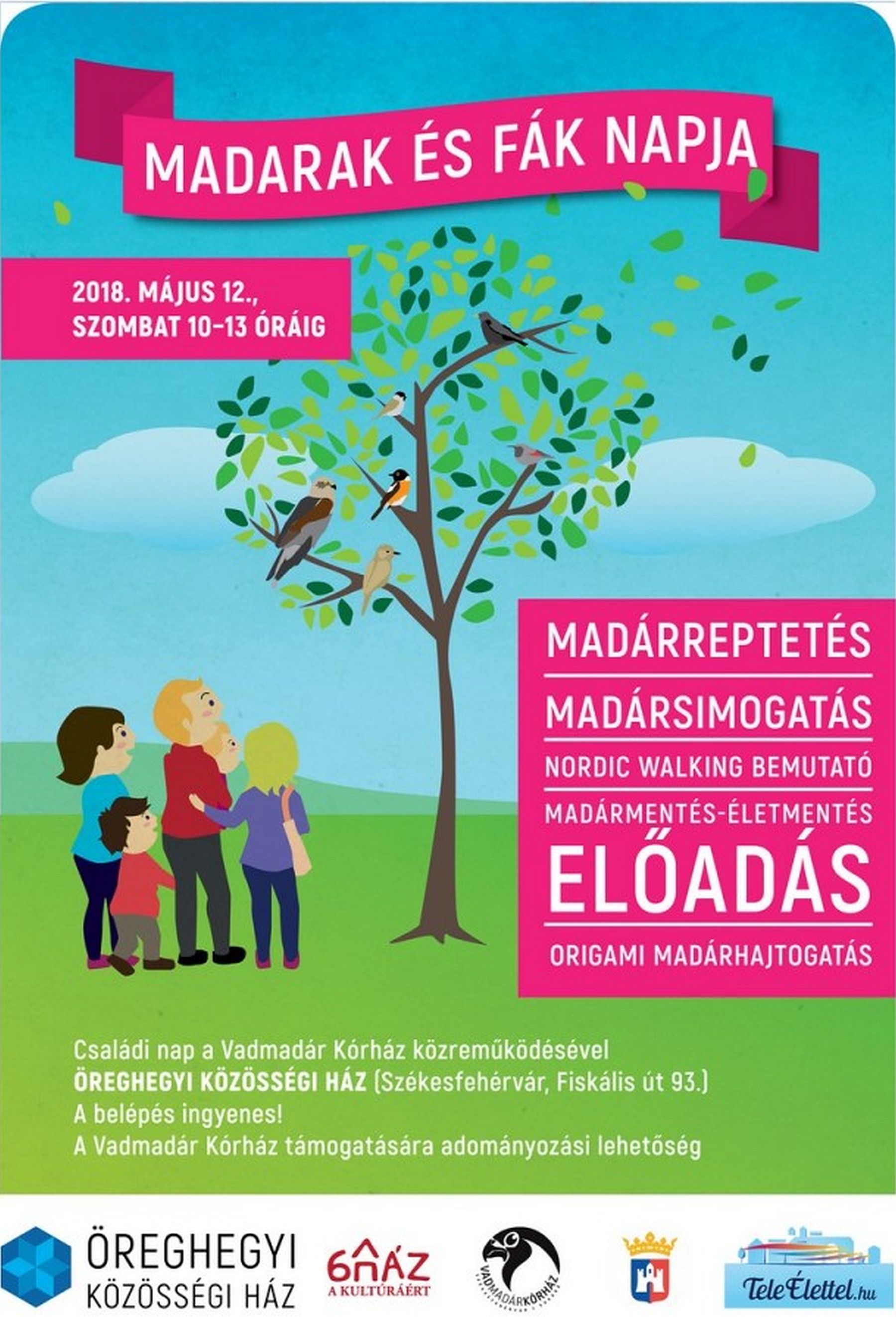 Családi Nap lesz az Öreghegyi Közösségi Házban a Madarak és Fák Napján